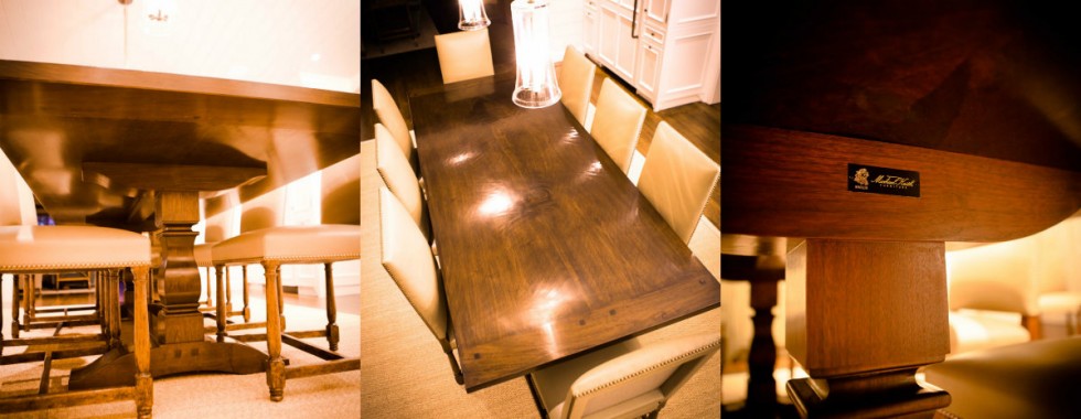 White Oak Trestle Dining Table